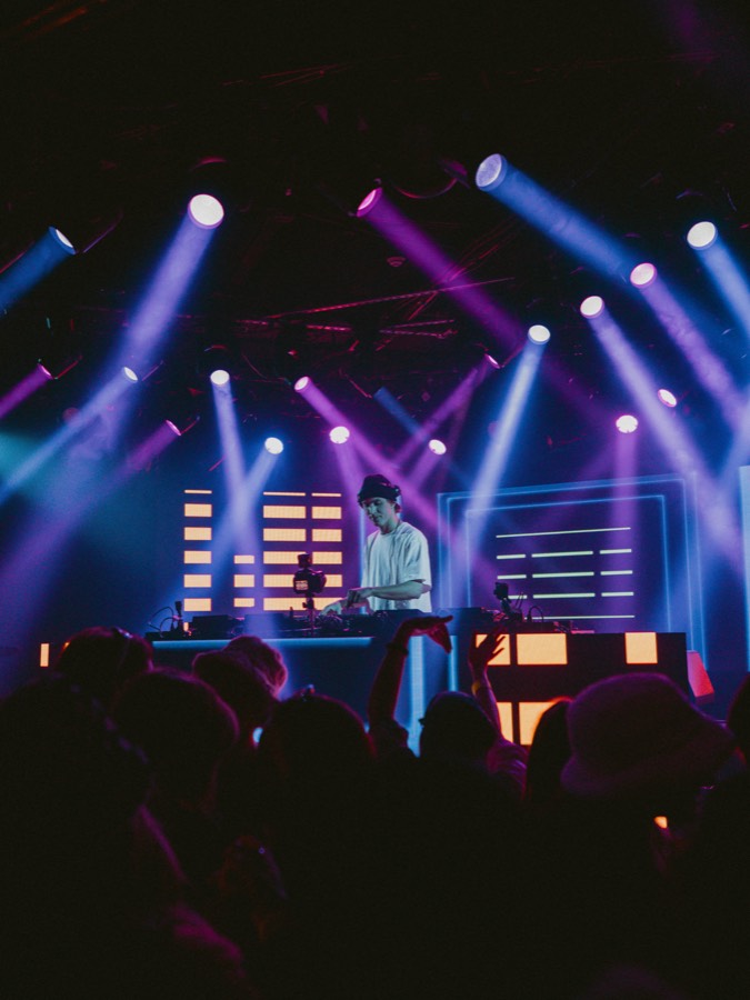 BBYFERG on stage under the lights